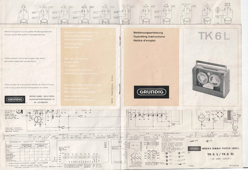 Grundig tk6l tape - tk6l,