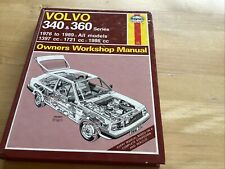 volvo 340- 360. series Haynes manual 
