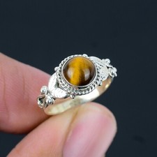 Tiger Eye Ring Handmade