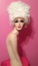 Marie Antoinette Wig! (NO PEARLS) Drag Costume Madame Pompadour White ALL COLORS