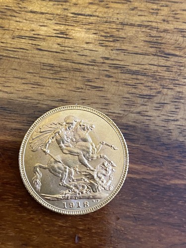1918 george british gold - 1918, v