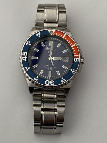 Seiko 5m62 0a10 kinetic pepsi - 5m62-0a10,