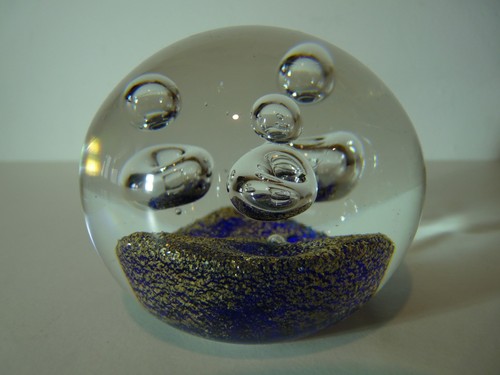 Solid glass round - , ball