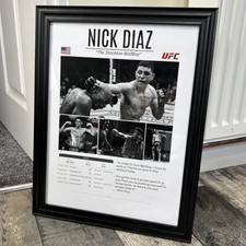 NICK DIAZ  - UFC ART POSTER