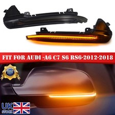 For Audi A6 C7 S6 RS6 LED Dynamic Side Wing Mirror Indicator Turn Signal Light?
