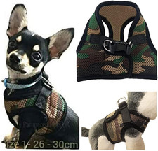 XXXS XXS XS Tiny Teacup Chihuahua Puppy Dog Harness with Clip for TINY Teacup M
