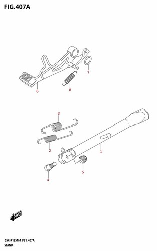 Suzuki genuine pedal brake - genuine,