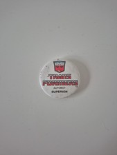 Transformers Superion Autobot Retro Pin Badge Button