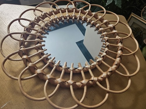 Vintage woven wicker surround - vintage,