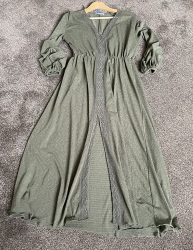 Zara olive green - midi, dress