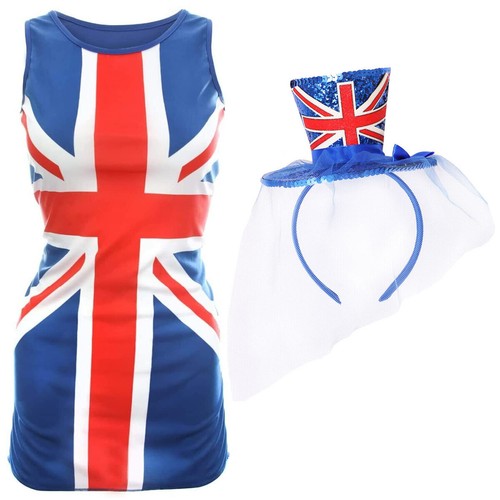 Adults union jack dress - union,