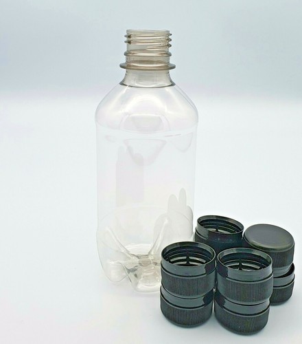 Clear 330ml plastic rpet screw - plastic,
