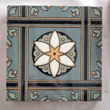 Mintons block printed hearth