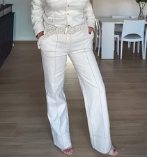 Zara stitched bootcut trousers