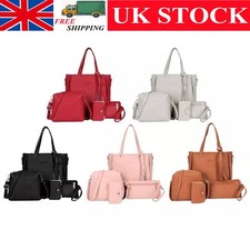 4PCS Ladies Faux Leather Tote