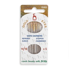 5x Pony Wool Darning Needles