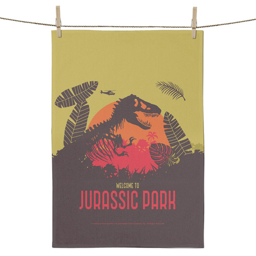 Jurassic park rex - t-rex, towel