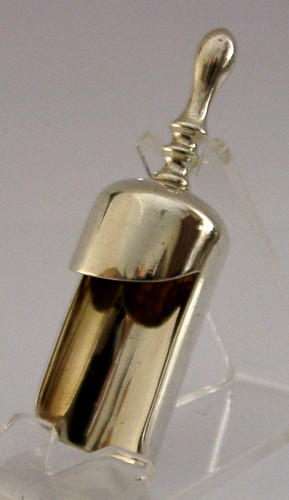 Sterling silver caddy - sterling, spoon