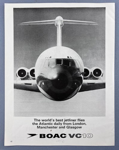 Boac vickers vc10 vintage - vc10,