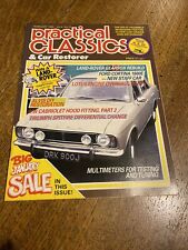 PRACTICAL CLASSICS MAGAZINE February 1986 - Ford Cortina, Alvis TA14 Drophead