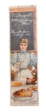 Rare Worn Antique 1896 -McDOUGALL’S FLOUR-Calendar Advertising Bookmark