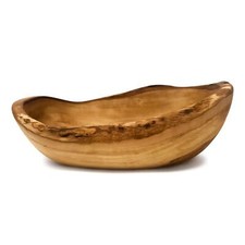 Oval Food Bowl Handmade Olive