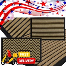 Super Absorbent 40x60cm Long Lasting Non-Slip Doormats With Rubber Backing