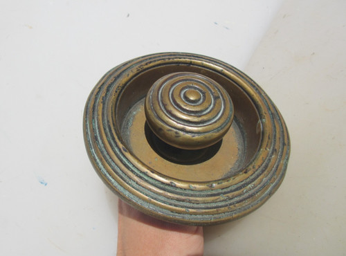 Victorian brass door bell - victorian,