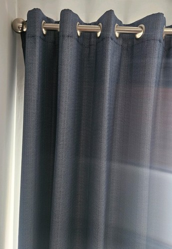 Dunhelm blue lined curtains - dunhelm,