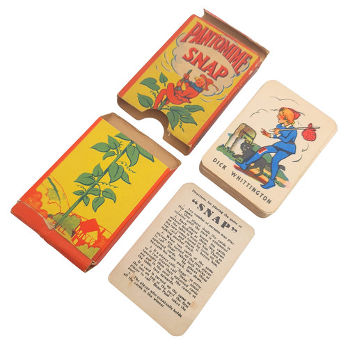 Vintage pantomime snap card - pantomime,