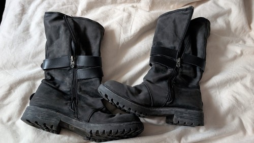 Blowfish boots grey size 5 - boots,