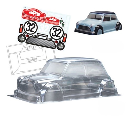 Mini cooper car clear - rc,