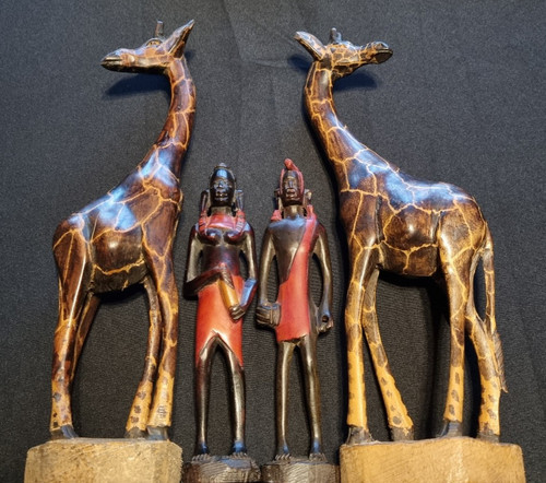 Wooden hand carved maasai - hand,