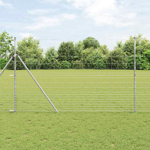 Field fence silver galvanised - silver,