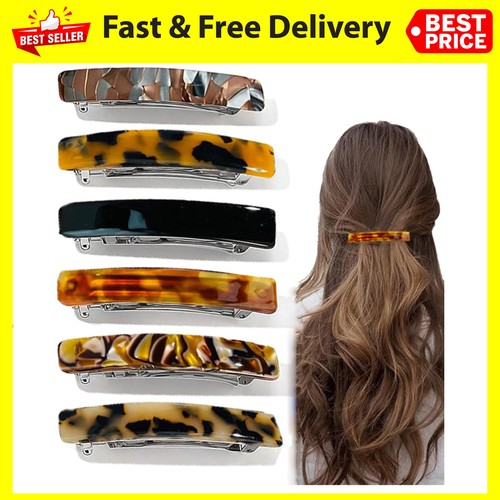 6pcs french barrette hair - barrette,