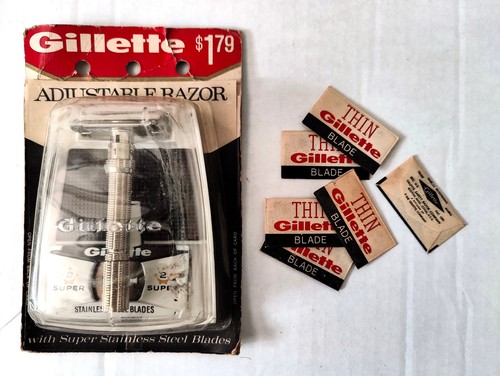 Unopened vintage gillette slim - vintage,