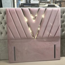 Luxury Pink Plush Velvet V