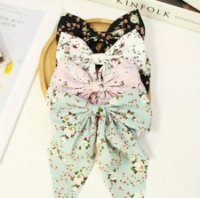 1 pc Girls Large Women Floral Multi Bow Knot Hair Clip Accessories UK