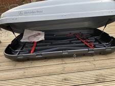 Mercedes-Benz  Large roof box used But Good Condition With Lock And Keys, Bars