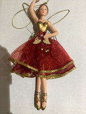 Gisela Graham Fairy Christmas Tree Decoration  Ballerina Dancer