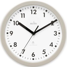 Acctim 74667 Nardo Radio Controlled Wall Clock Tuned to UK's Atomic Transmitter