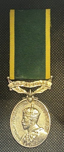British territorial medal kgv - british,