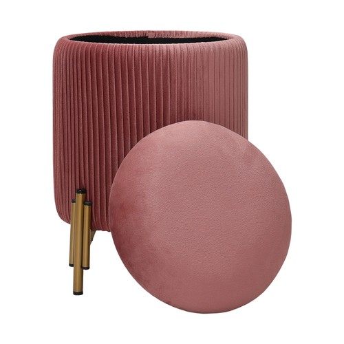 Round makeup chair storage - round,