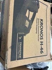Transpak Kronos H-46A 18v Pallet Strap Machine Boxed with battery and charger.
