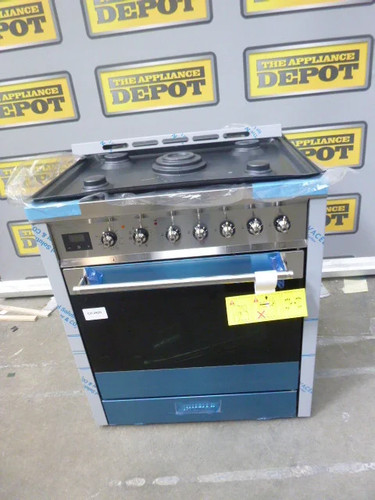 Smeg range cooker steel - smeg,