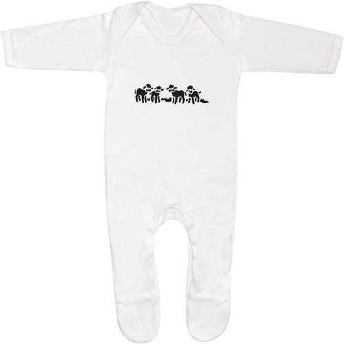 Baby lambs romper - 'baby,
