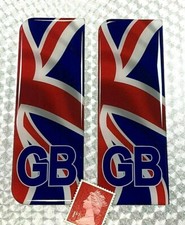 2 x WAVING UNION JACK GB