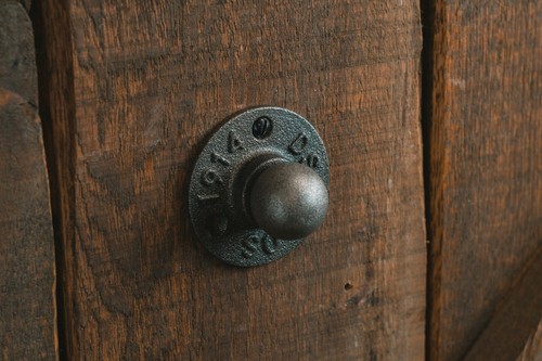 Industrial door knob - , cast