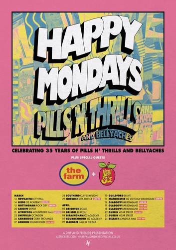 Happy mondays ireland - uk, tour