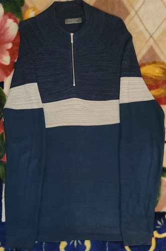 Men blue striped - men’s, zip